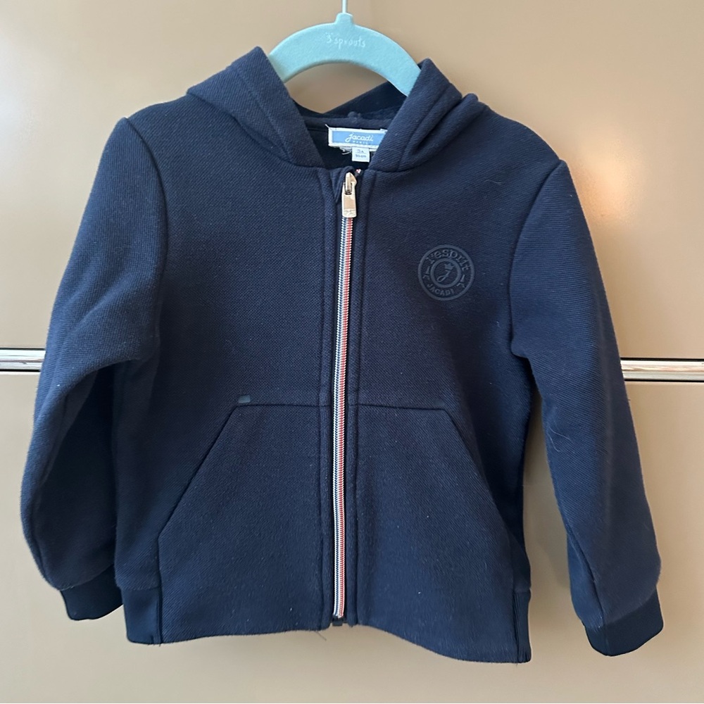 Jacadi zip-up sweater